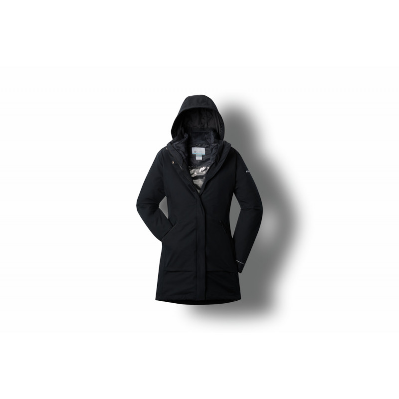 Chaqueta de invierno Columbia Pulaski (negro) Mujer