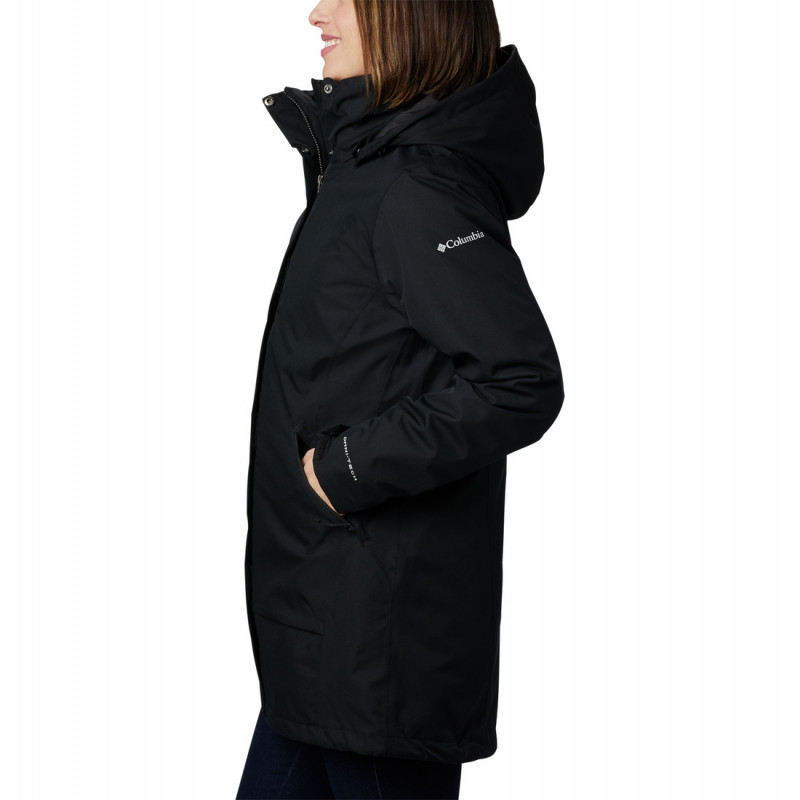 Chaqueta de invierno Columbia Pulaski (negro) Mujer