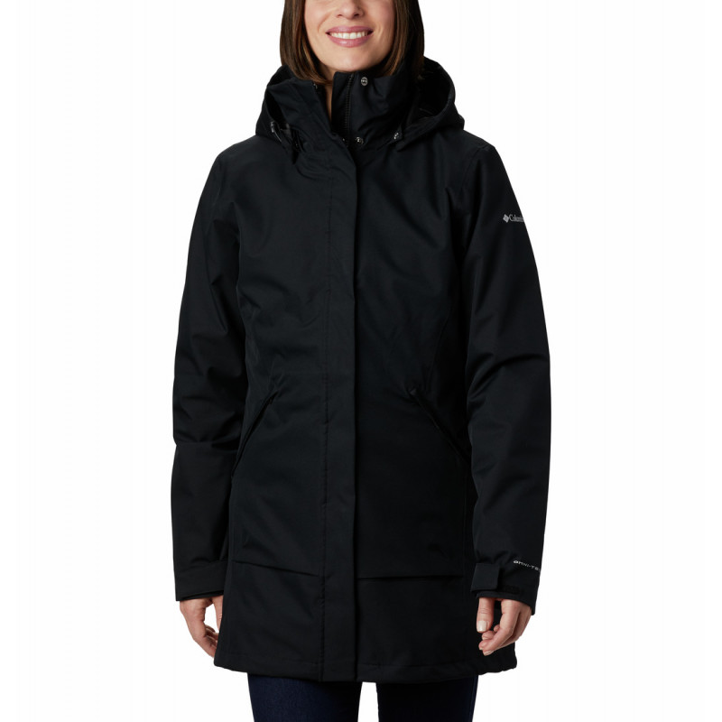 Chaqueta de invierno Columbia Pulaski (negro) Mujer