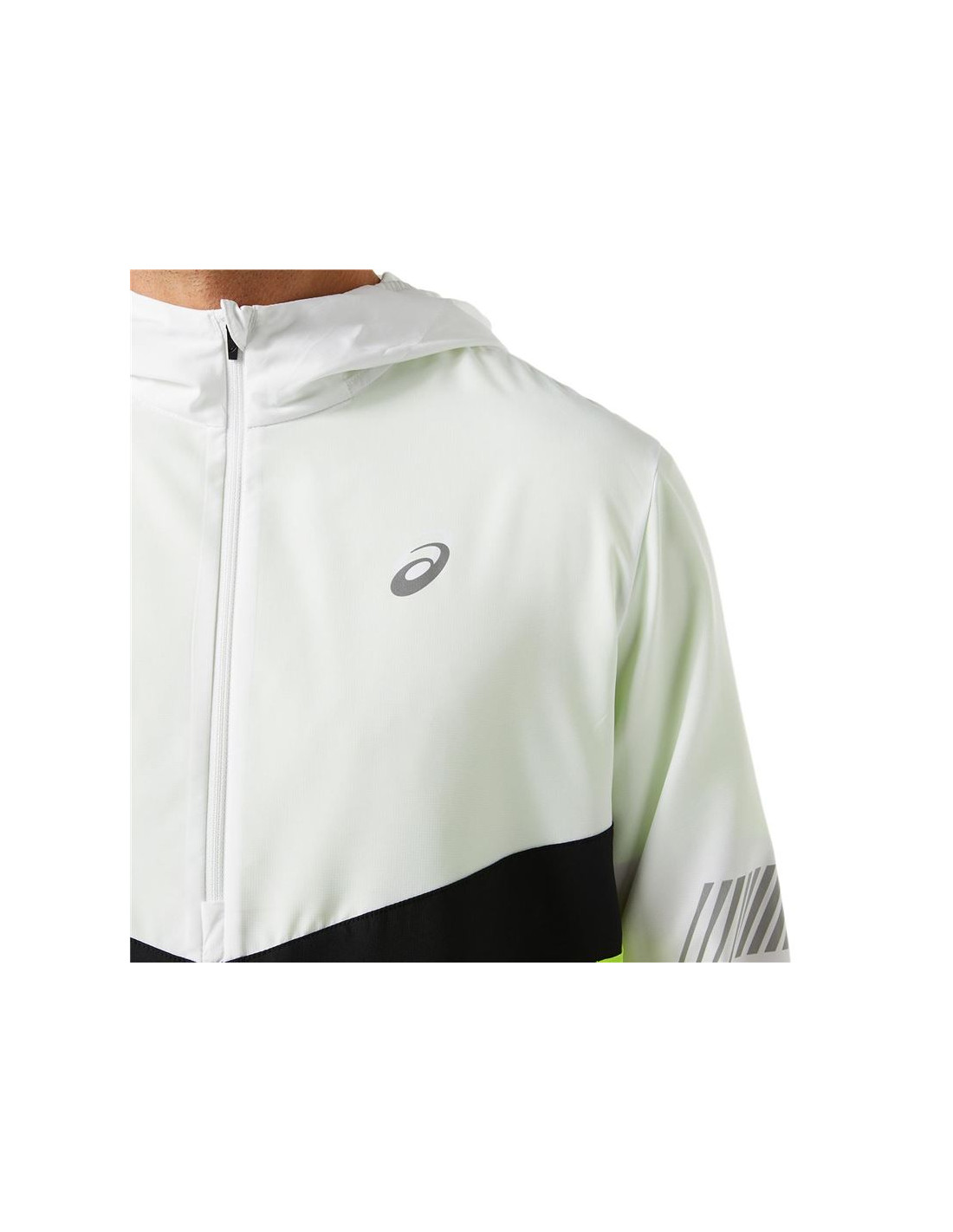 CHAQUETA DE RUNNING ASICS LITESHOW M WHITE