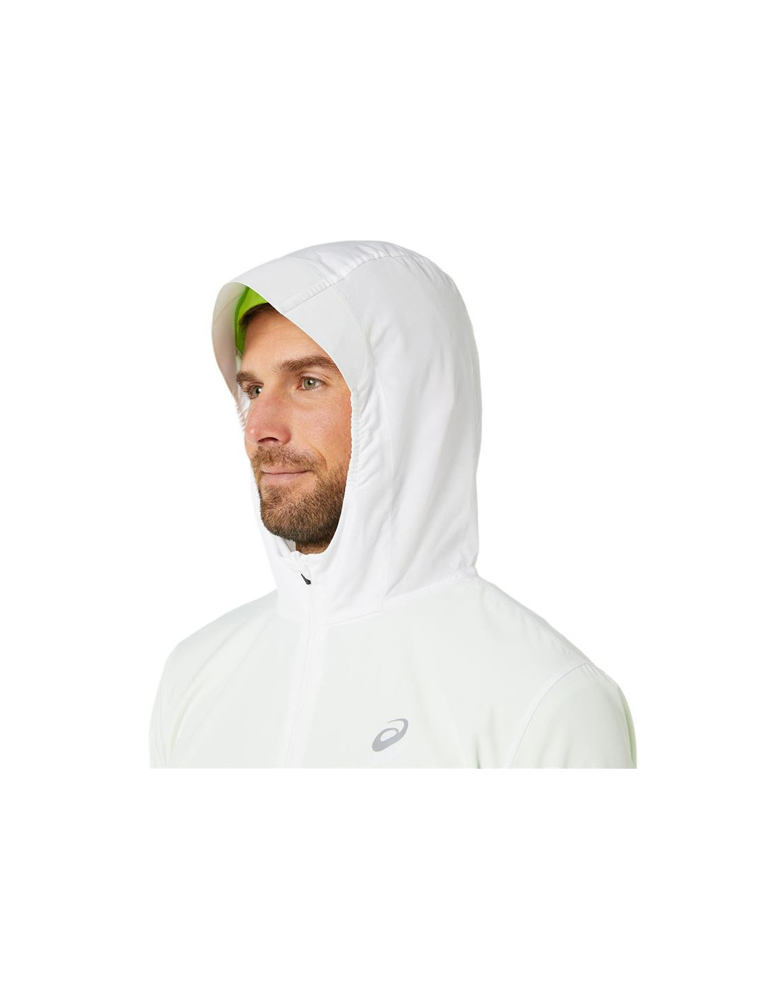 CHAQUETA DE RUNNING ASICS LITESHOW M WHITE