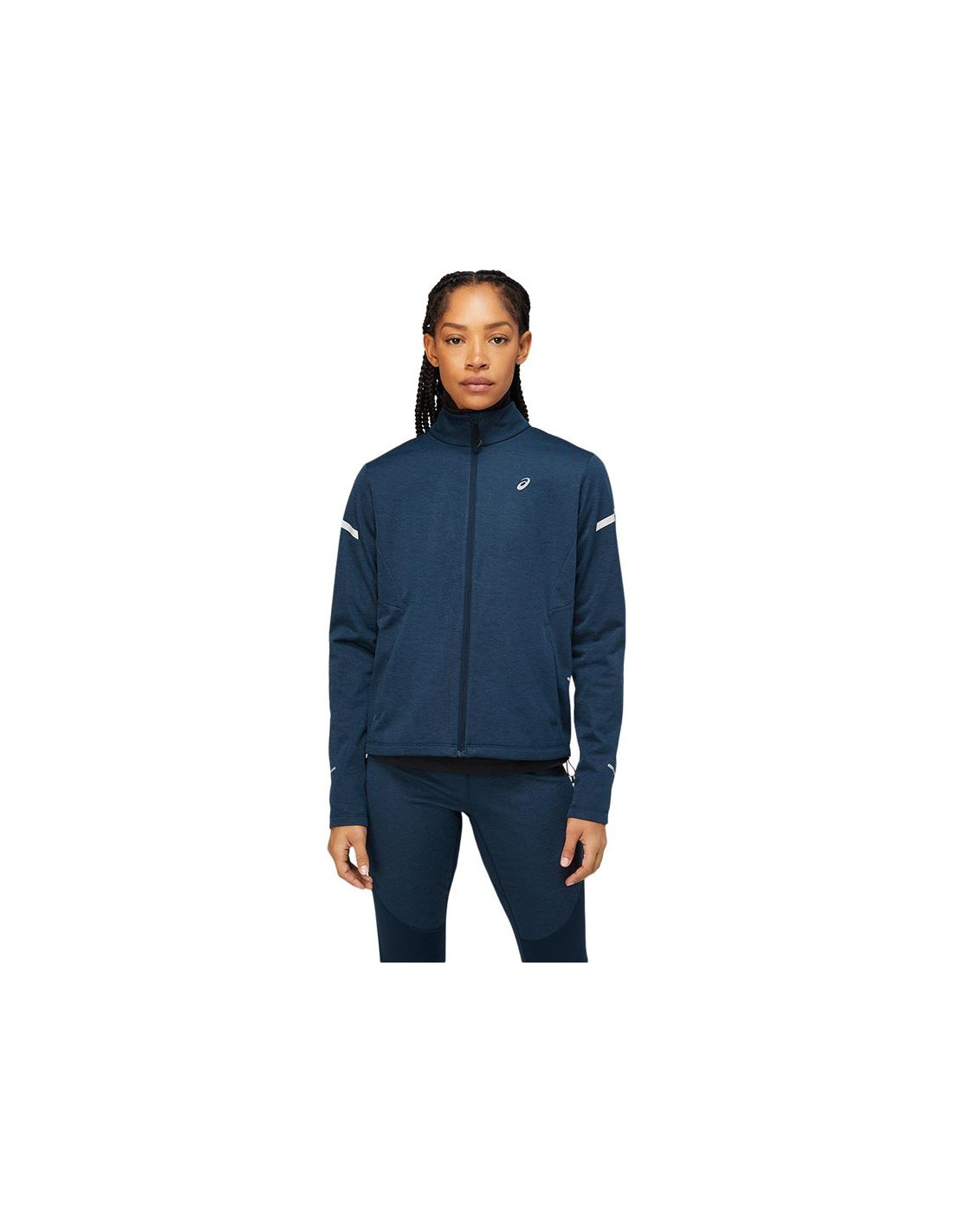 CHAQUETA DE RUNNING ASICS LITESHOW W BLUE