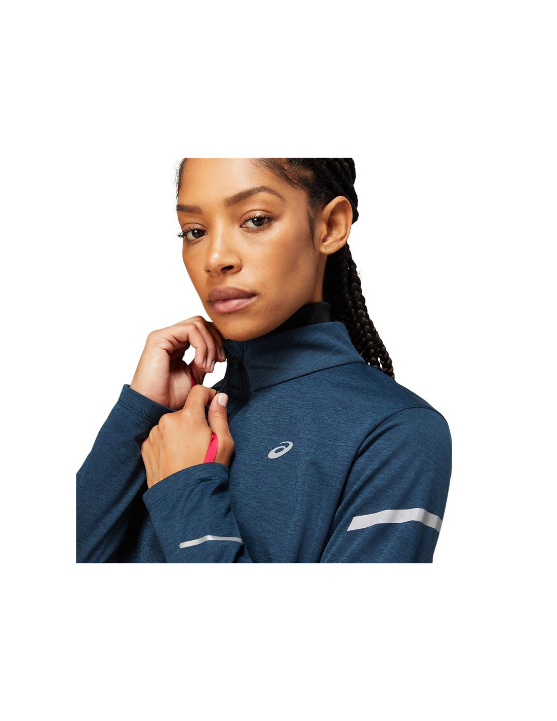 CHAQUETA DE RUNNING ASICS LITESHOW W BLUE