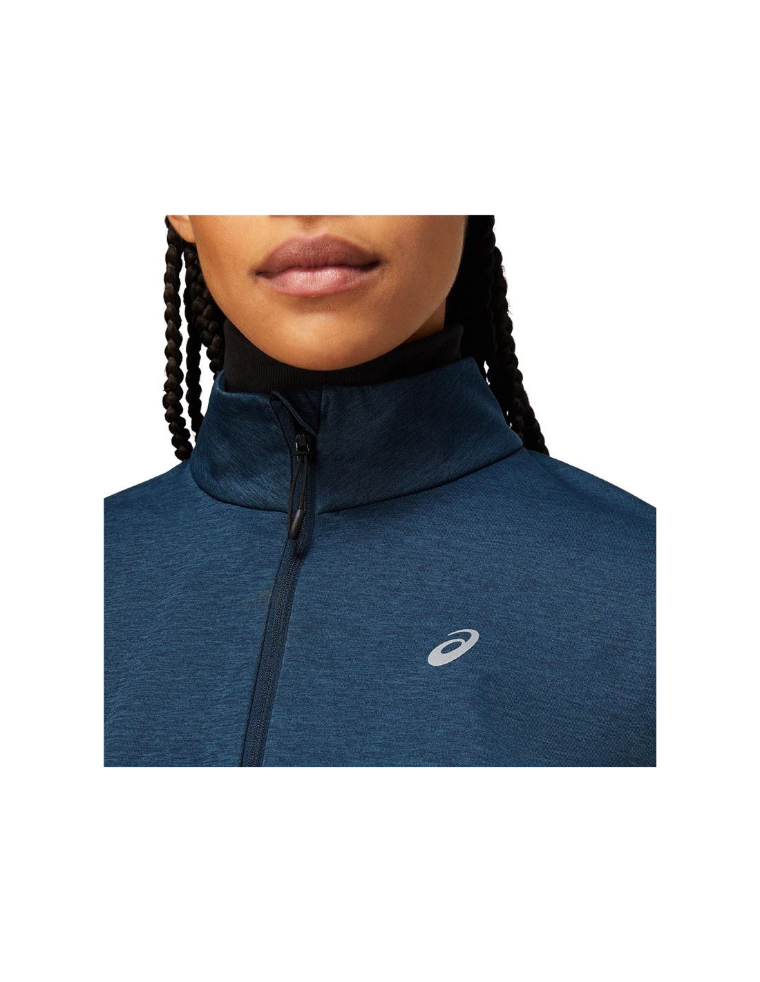 CHAQUETA DE RUNNING ASICS LITESHOW W BLUE