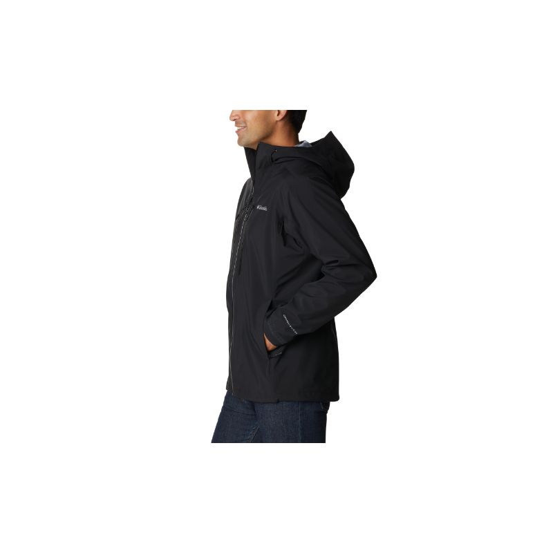 Chaqueta de senderismo impermeable Peak Creek™ Shell (Negro) para hombre Columbia