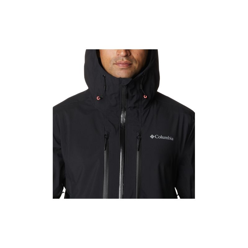 Chaqueta de senderismo impermeable Peak Creek™ Shell (Negro) para hombre Columbia