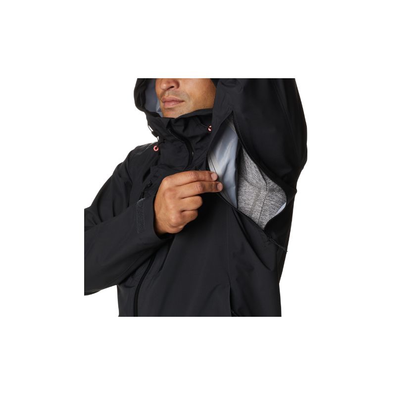 Chaqueta de senderismo impermeable Peak Creek™ Shell (Negro) para hombre Columbia