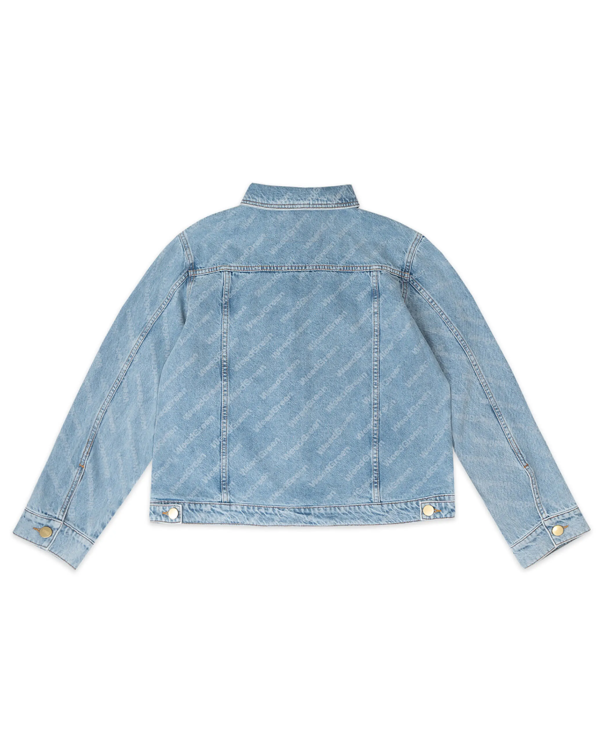 Chaqueta denim logo 420 azul medio