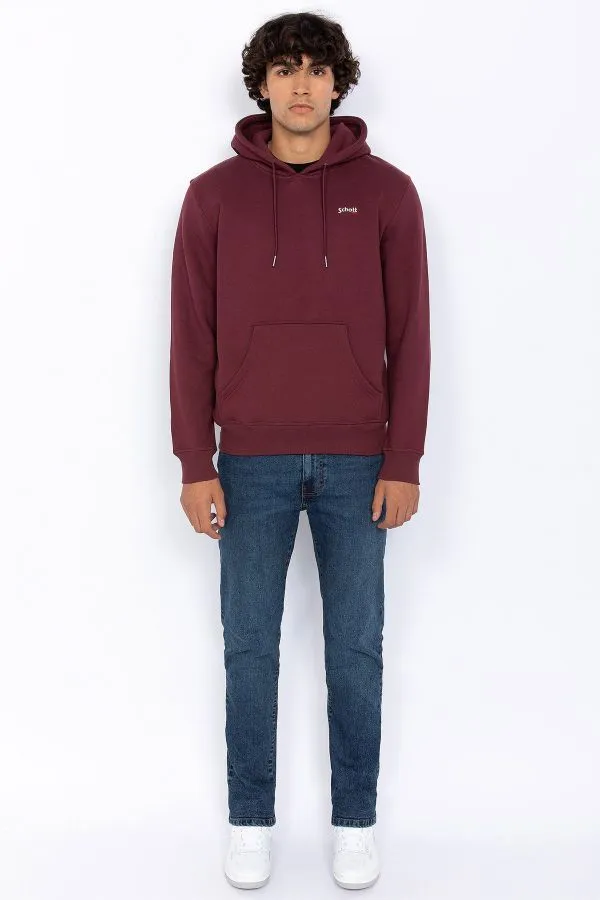 Chaqueta Hombre Schott Swcasual2 Burgundy