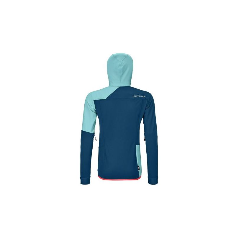 Chaqueta Softshell Ortovox Col Becchei (azul petróleo) mujer