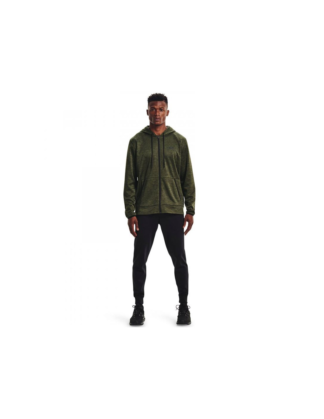 Chaqueta Under Armour Fleece FZ Hoodie M Green
