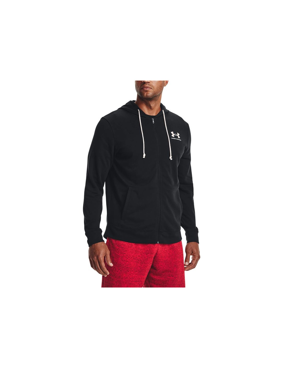 Chaqueta Under Armour Rival Terry LC Hombre Black