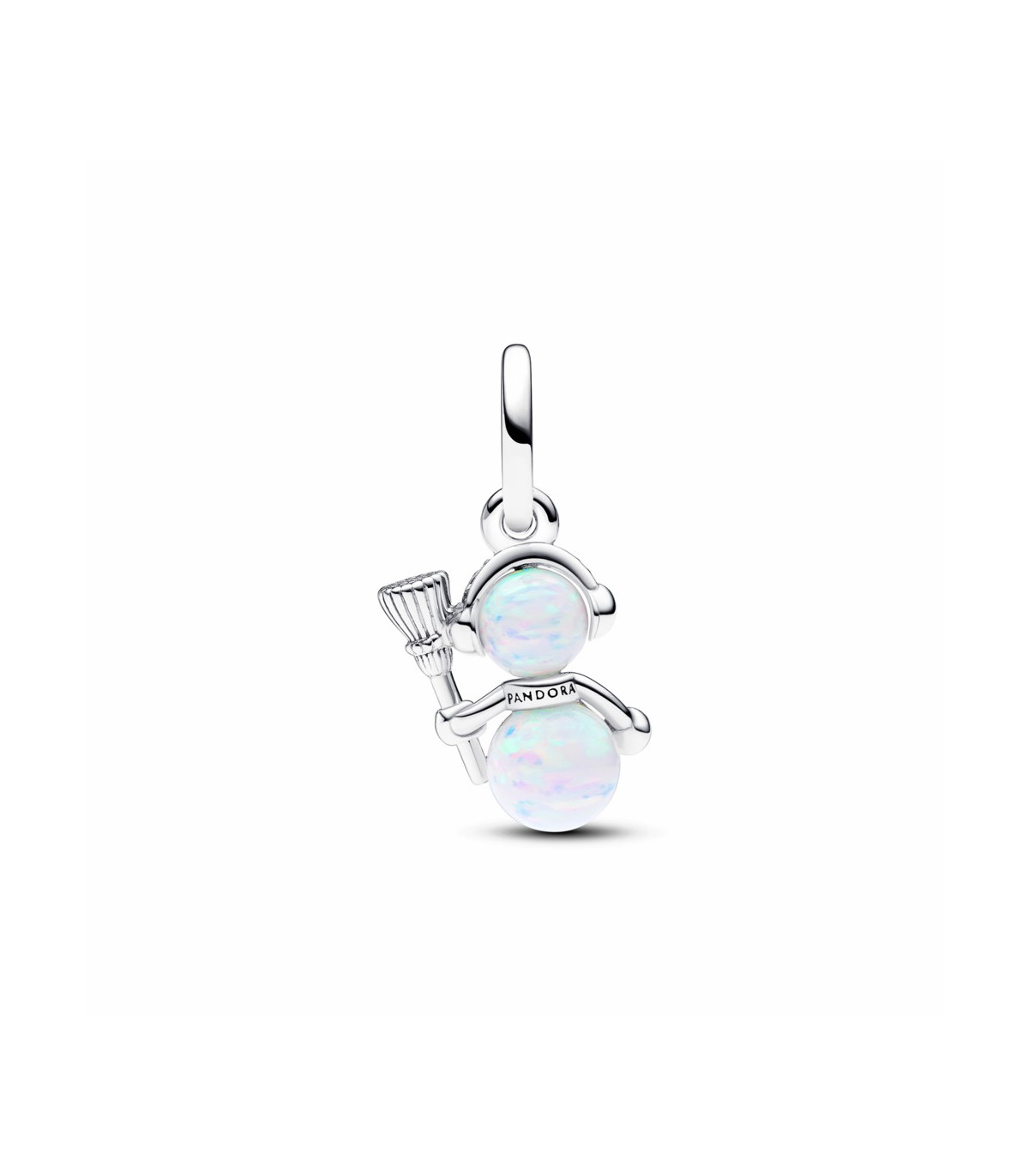 CHARM COLGANTE PANDORA MUñECO DE NIEVE OPALESCENTE  792981C01