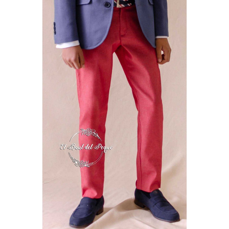 Chino Niño Vestir Rojo Varones One