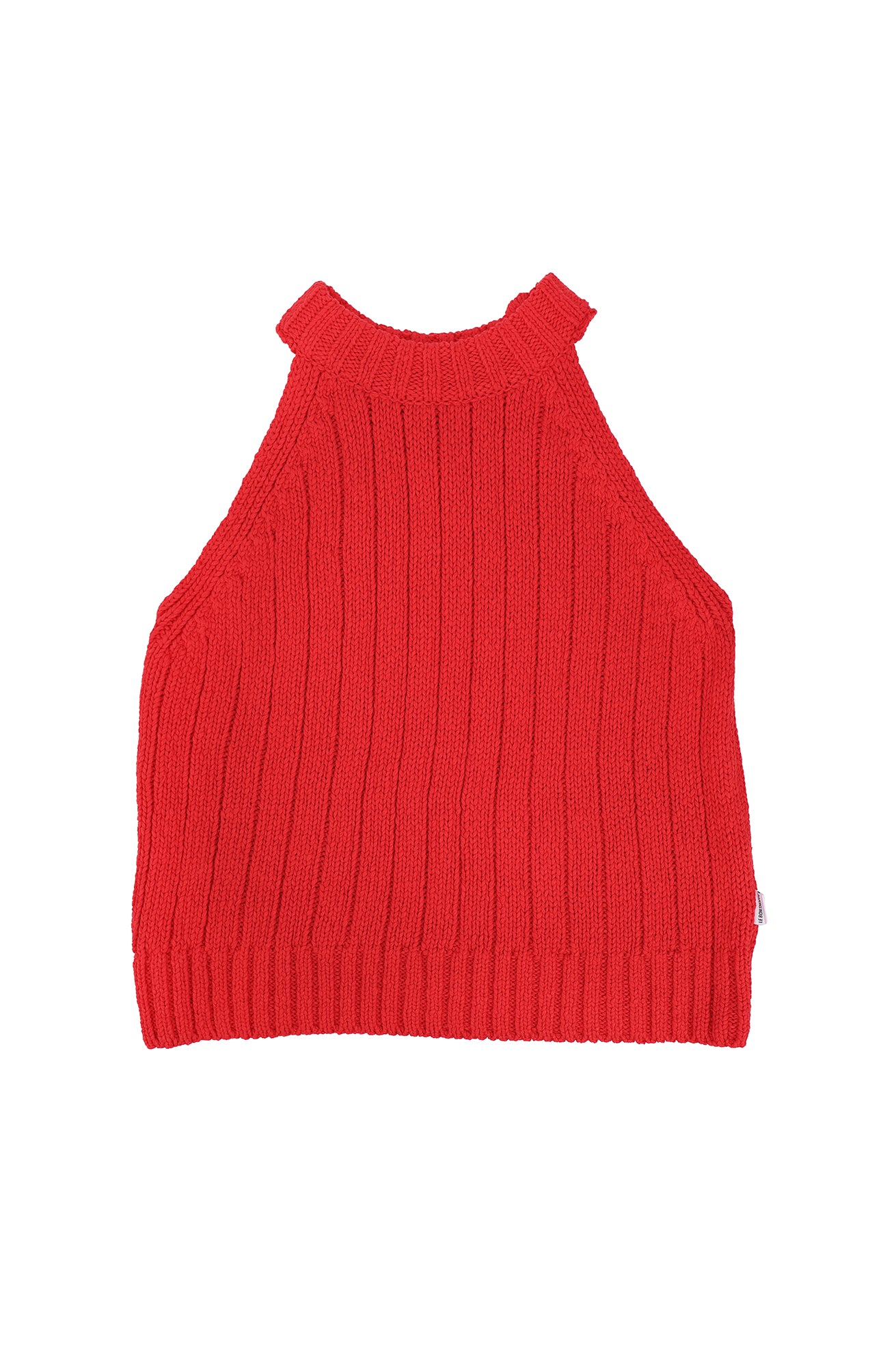 Claire Cotton Sweater Tank in Chili Pepper