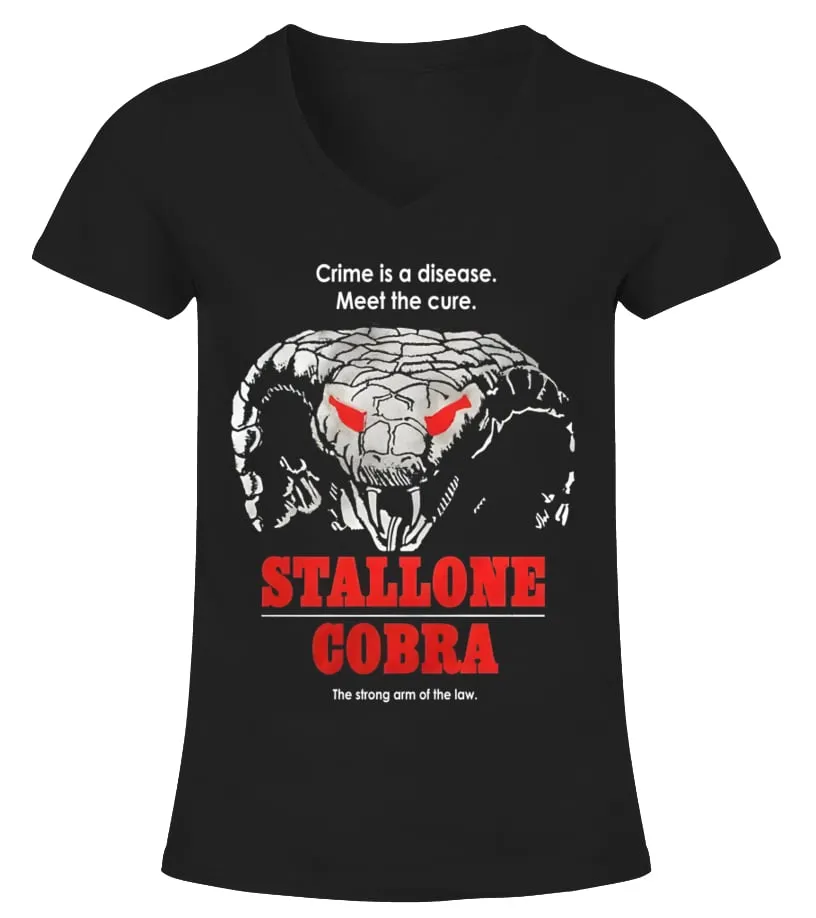 Cobra (1986) BK 008 Camiseta cuello pico Mujer