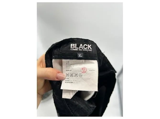 COMME DES GARCONS Pantalón T.Algodón XL Internacional Negro 