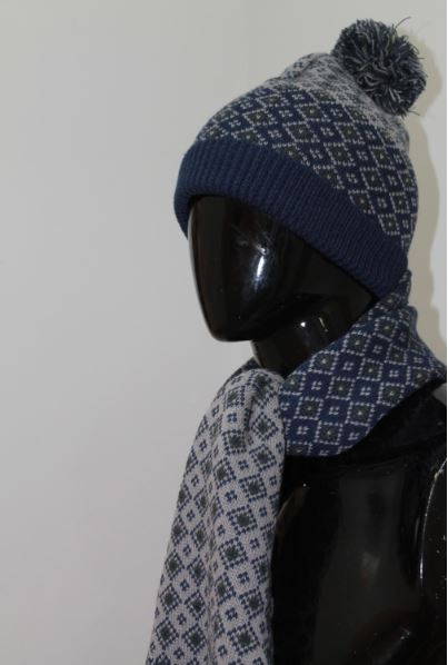 CONJUNTO DE BUFANDA GLOKO 2667 AZUL