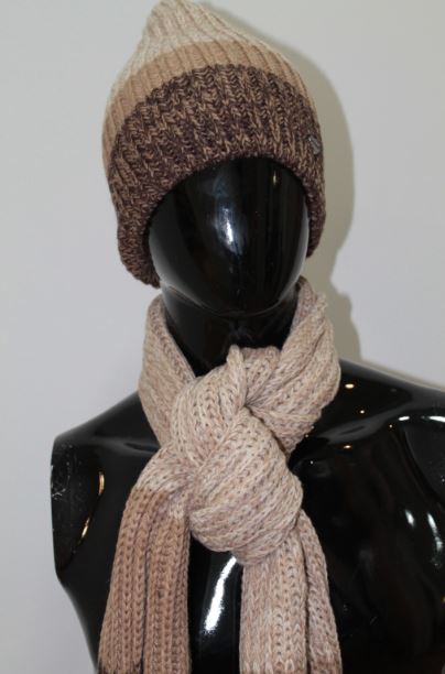 CONJUNTO DE BUFANDA PRIVATA 2687 BEIGE