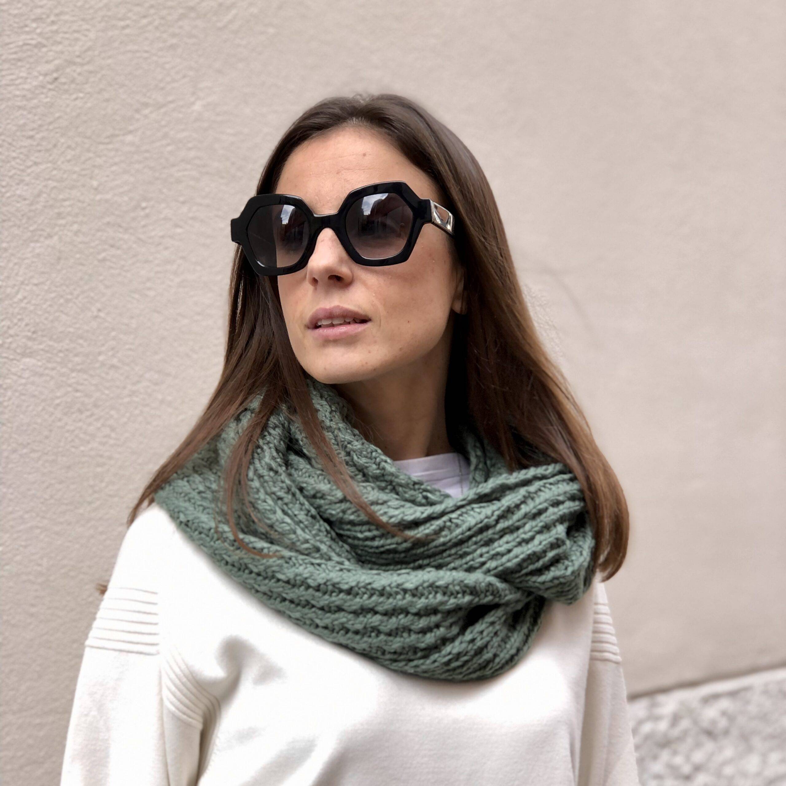 Cuello Rino&Pelle Renske Verde