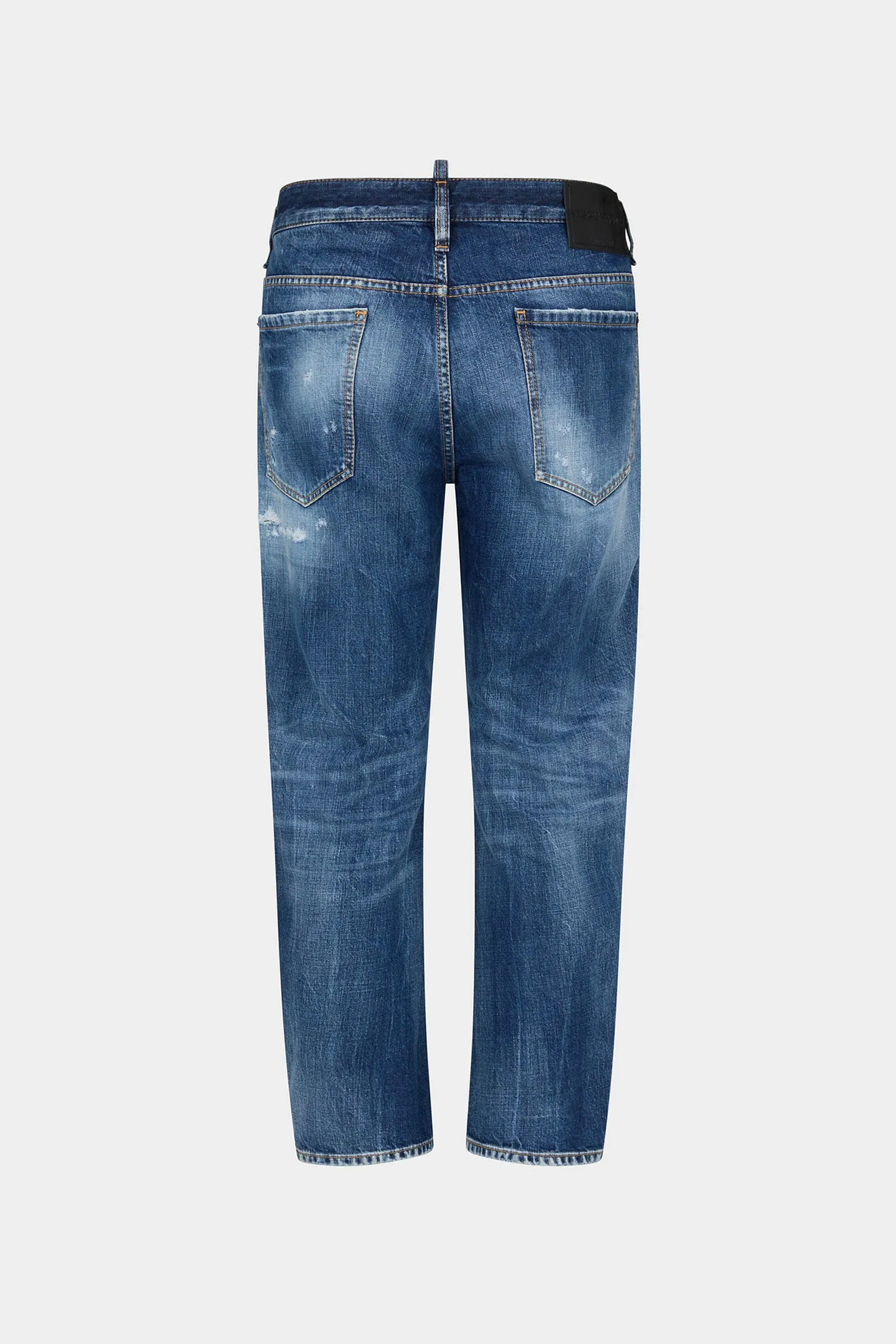 DARK RIPPED WASH BRO JEANS
