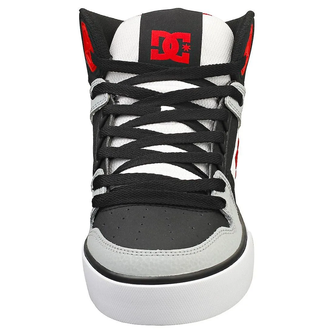 DC SHOES PURE HIGHTOP WC MENS SKATE TRAINERS IN BLACK GREY