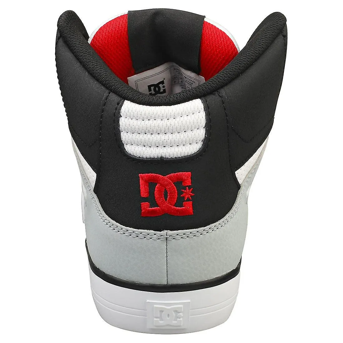 DC SHOES PURE HIGHTOP WC MENS SKATE TRAINERS IN BLACK GREY