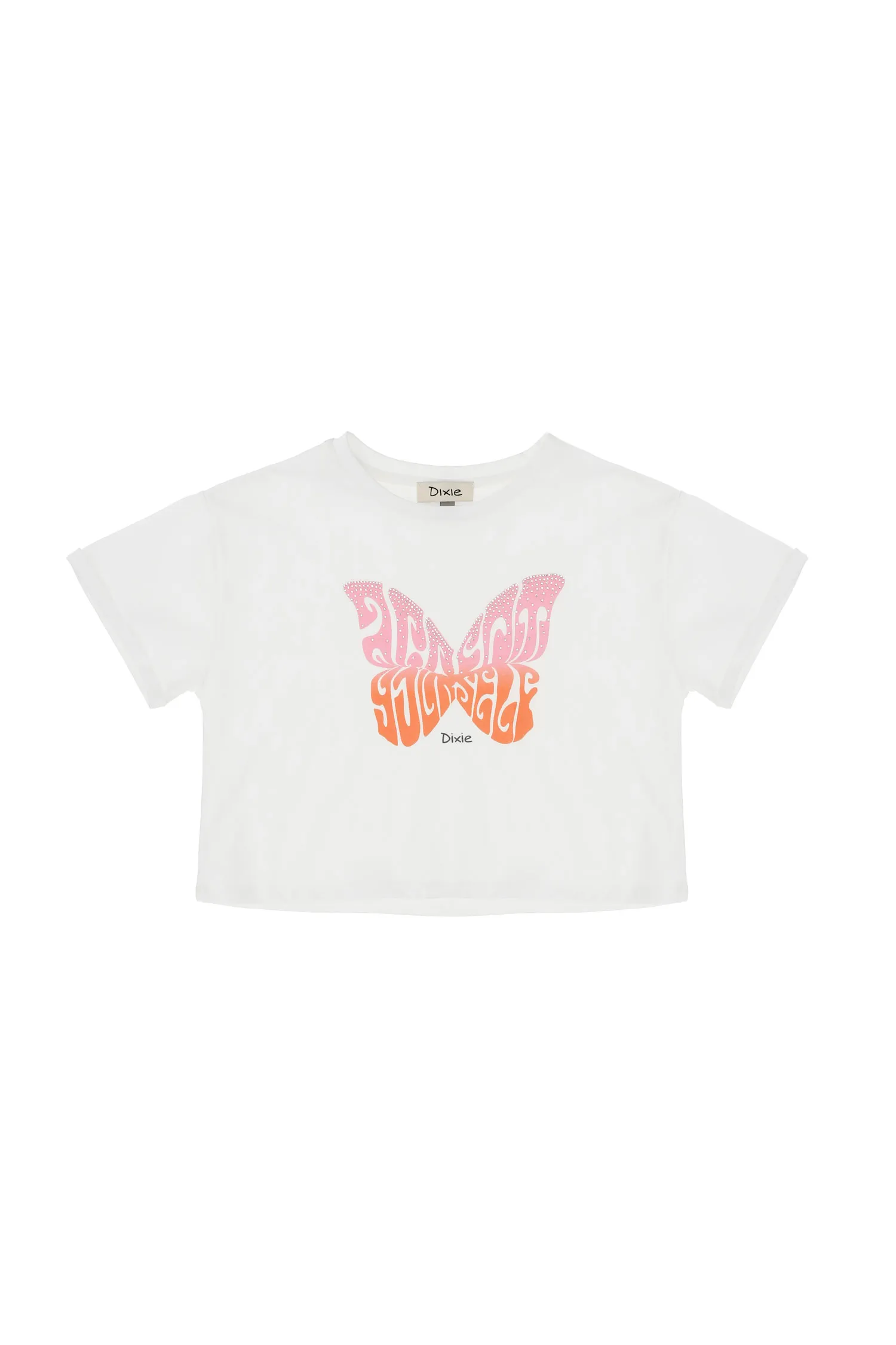 Dixie camiseta con estampado de mariposa