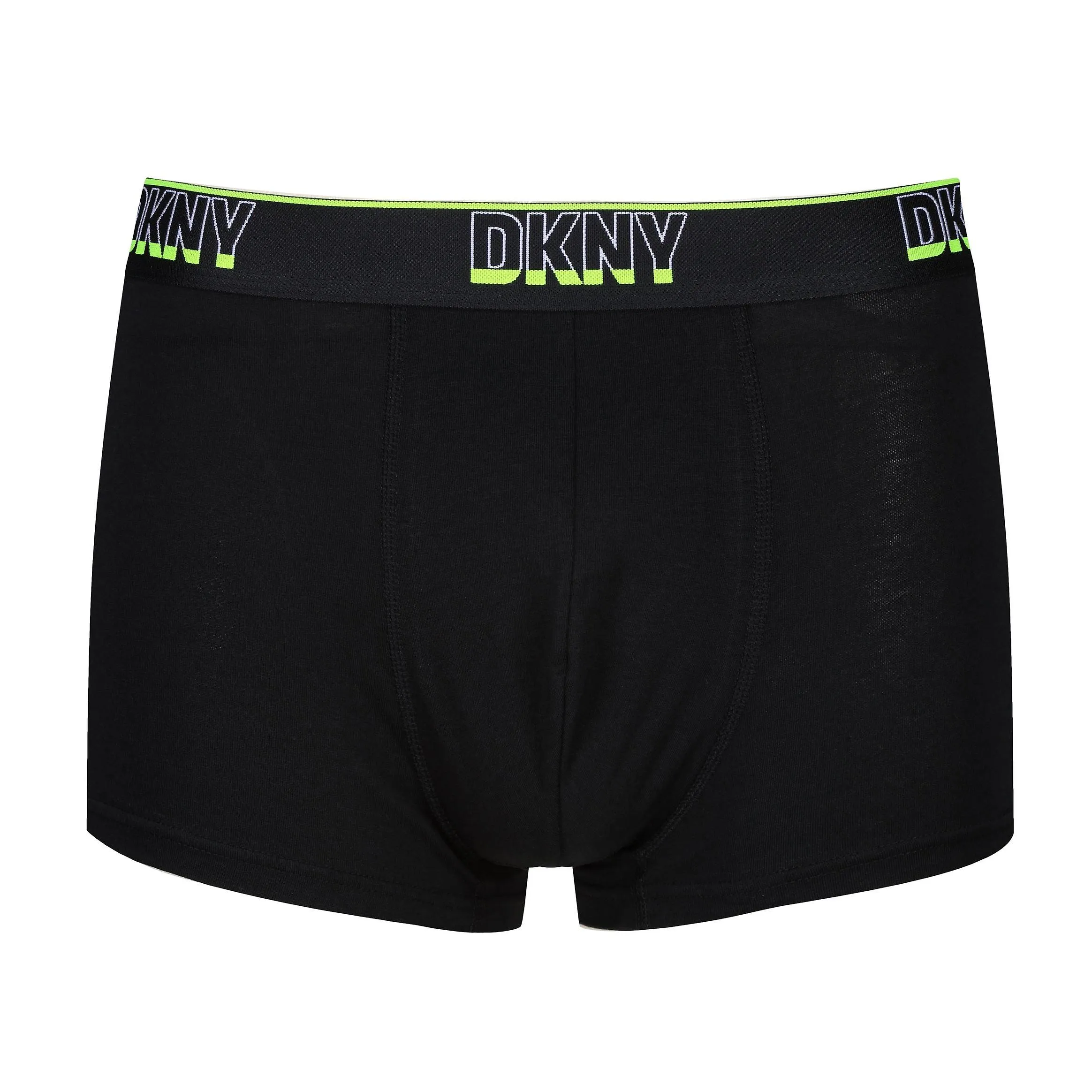 DKNY LA SALLE 3 PACK MODAL COTTON TRUNKS   BLACK
