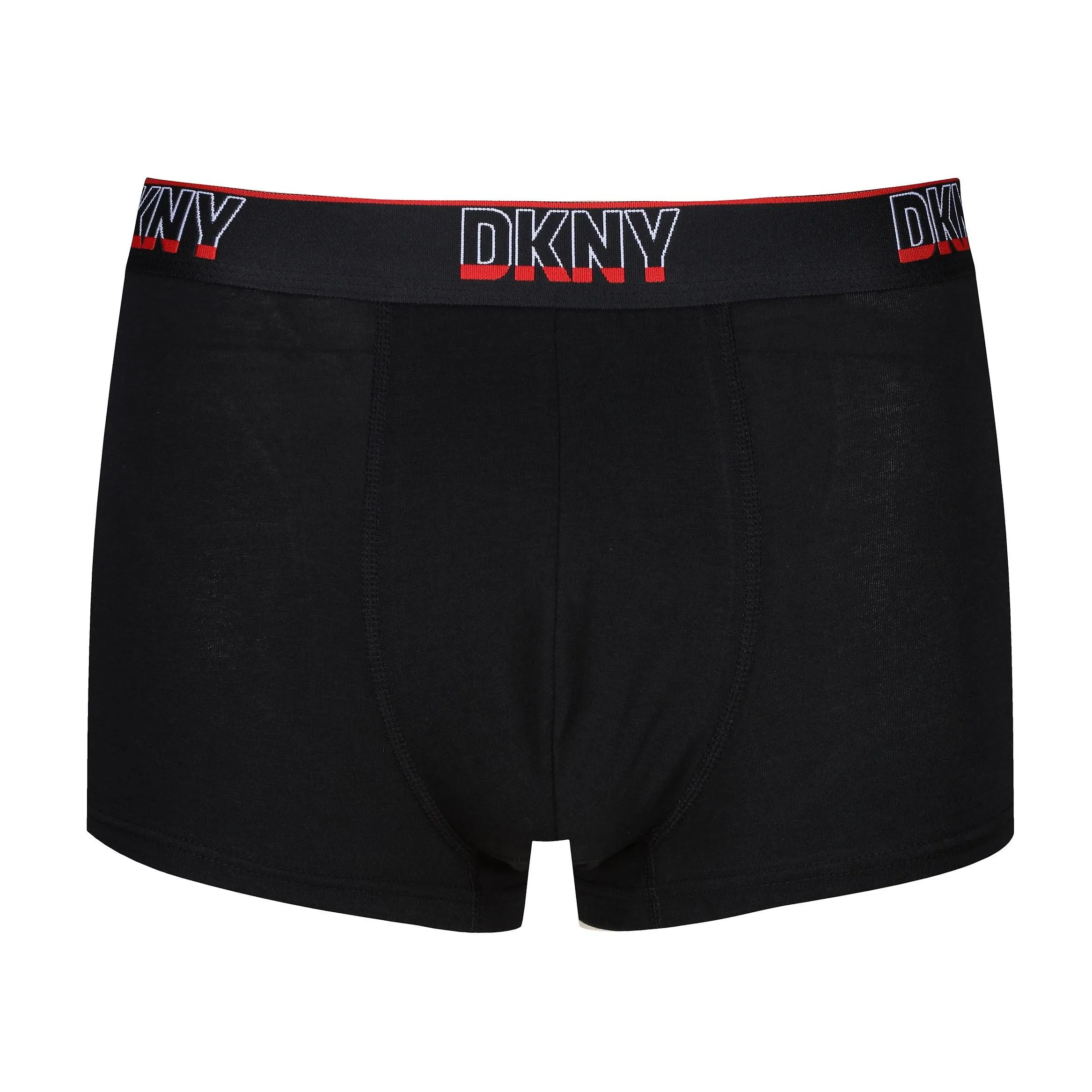 DKNY LA SALLE 3 PACK MODAL COTTON TRUNKS   BLACK