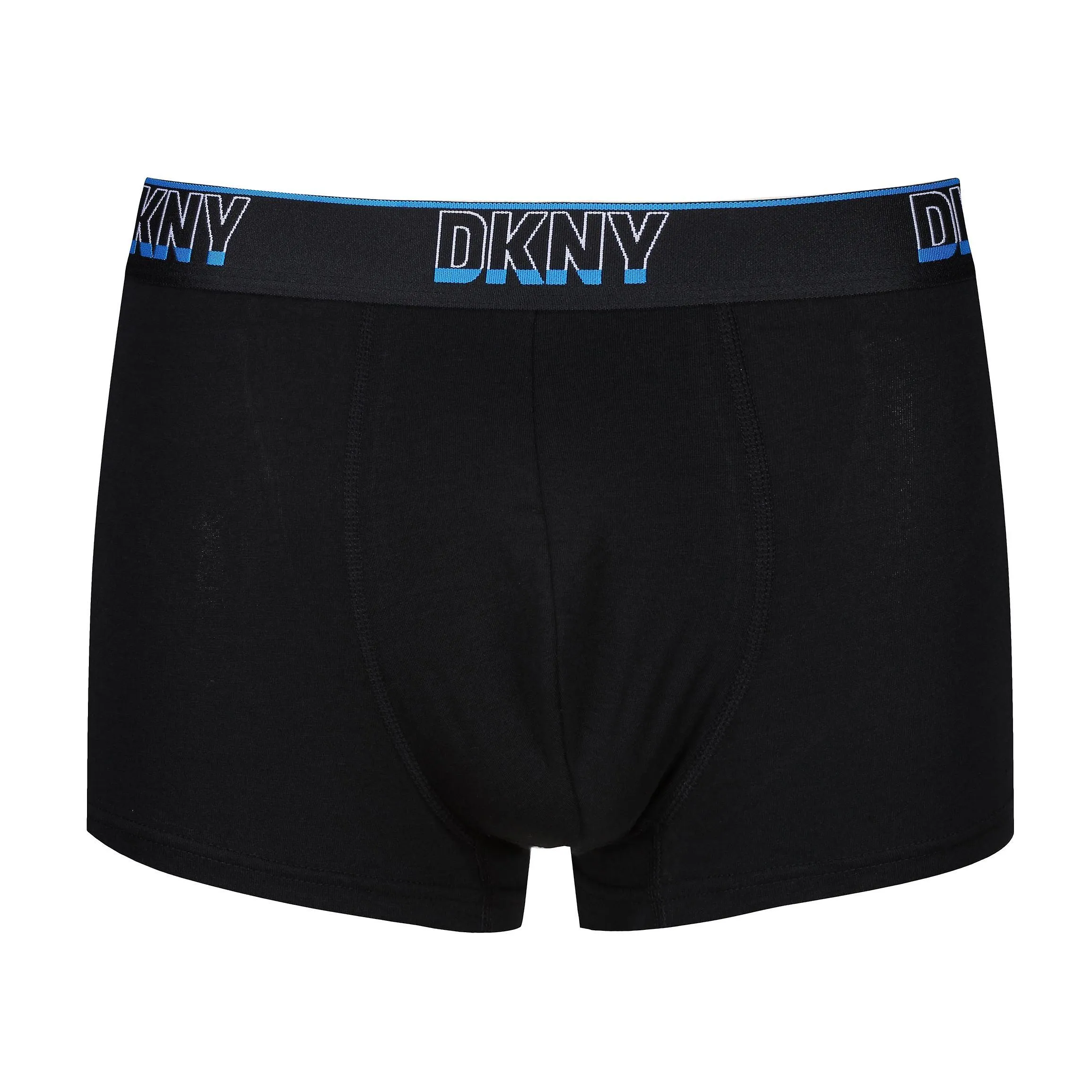 DKNY LA SALLE 3 PACK MODAL COTTON TRUNKS   BLACK