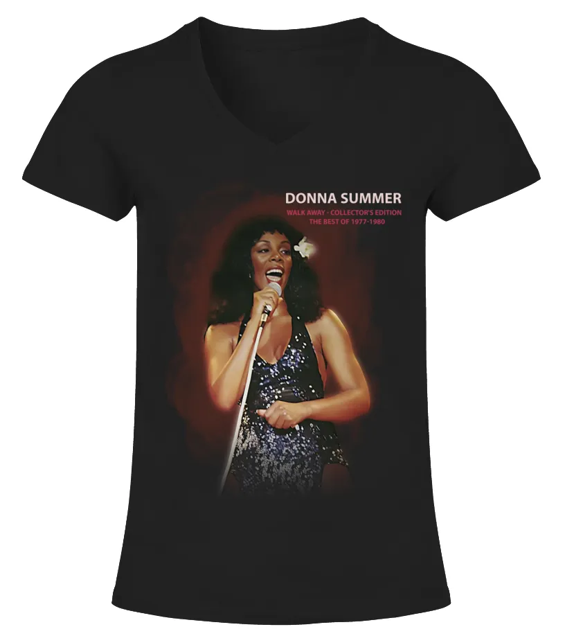 Donna Summer BK (16) Camiseta cuello pico Mujer