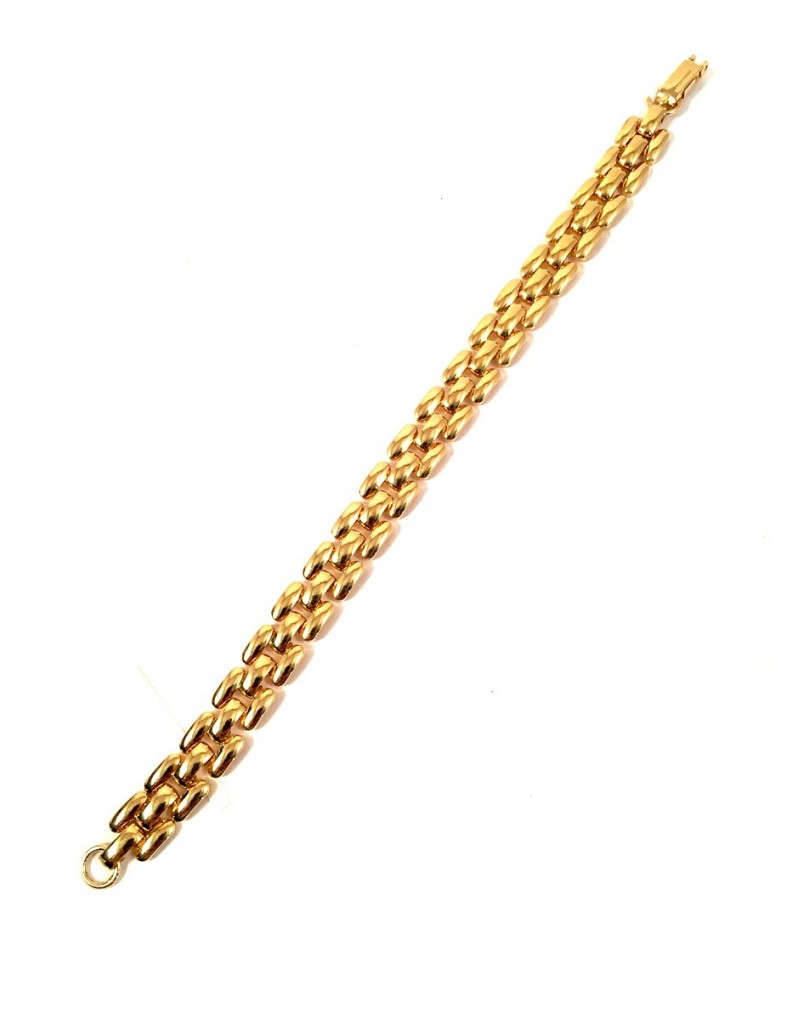 ELEGANTES PULSERAS CHAPADAS EN ORO