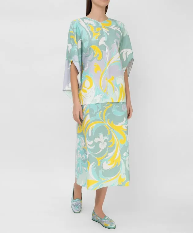 EMILIO PUCCI Top with Lilly print