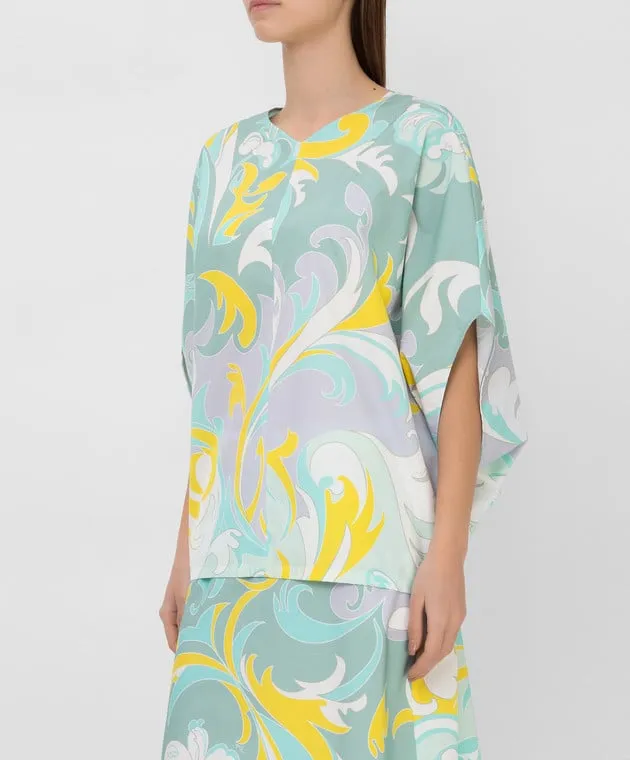 EMILIO PUCCI Top with Lilly print