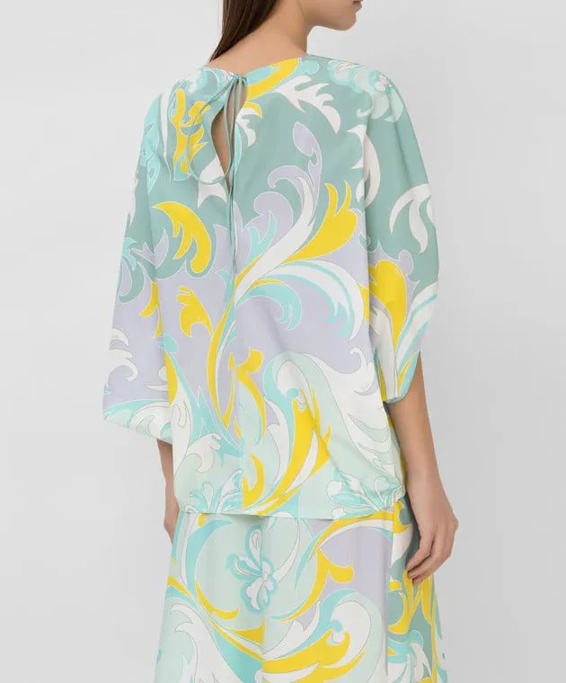 EMILIO PUCCI Top with Lilly print