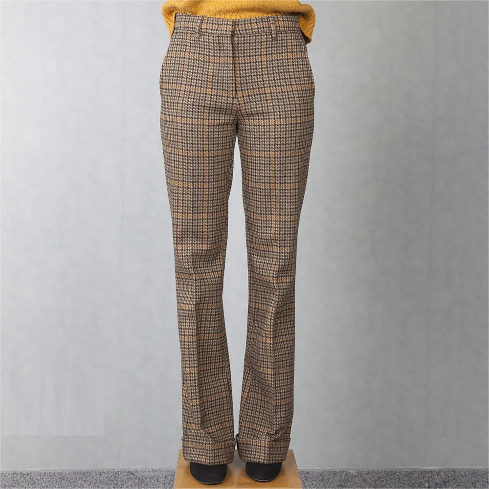 Etro Pantalón Pata de Gallo T 36