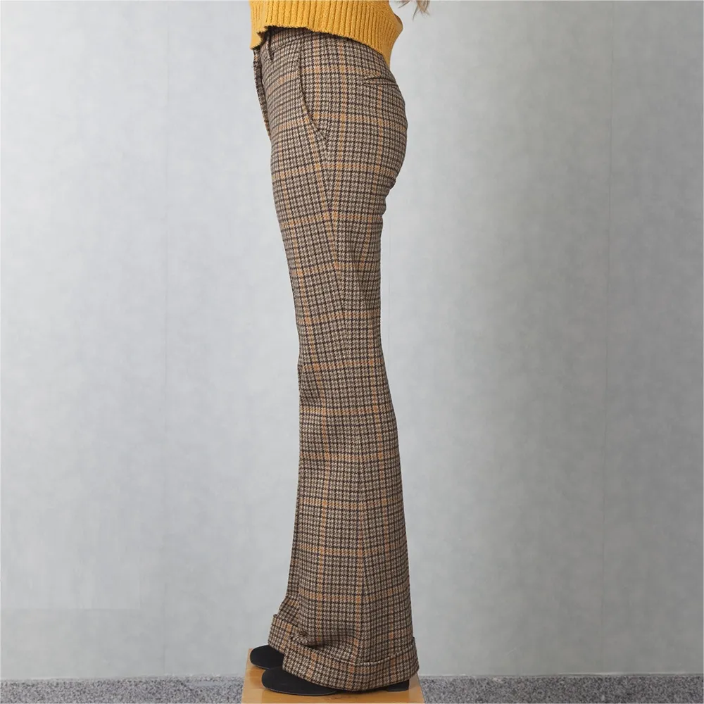 Etro Pantalón Pata de Gallo T 36