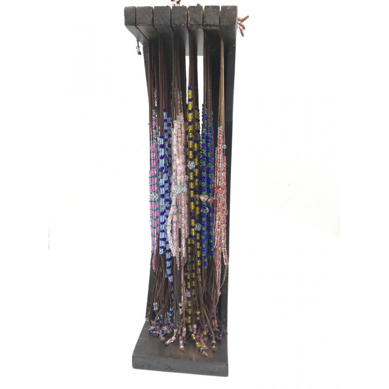Expositor de Pulseras de antelina flor cristal