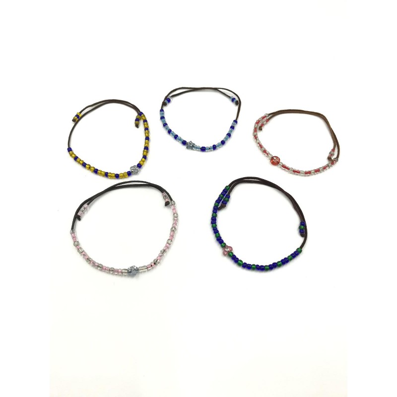 Expositor de Pulseras de antelina flor cristal