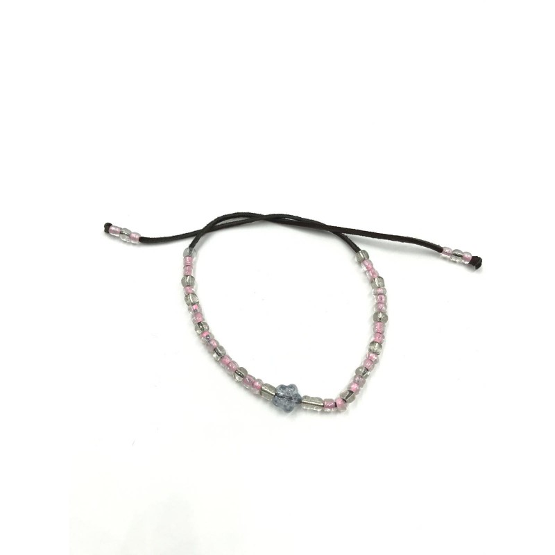 Expositor de Pulseras de antelina flor cristal