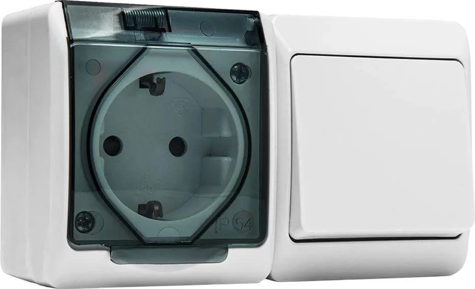 FAMATEL INTERRUPTOR CONMUTADOR + BASE TTL ESTANCO 5126  PACK DE 12 UNIDADES