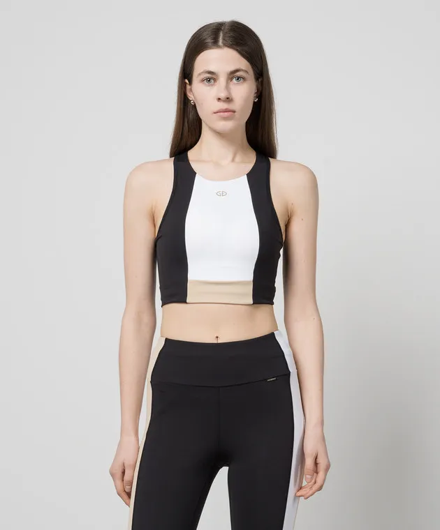 Goldbergh Facade black top with logo print