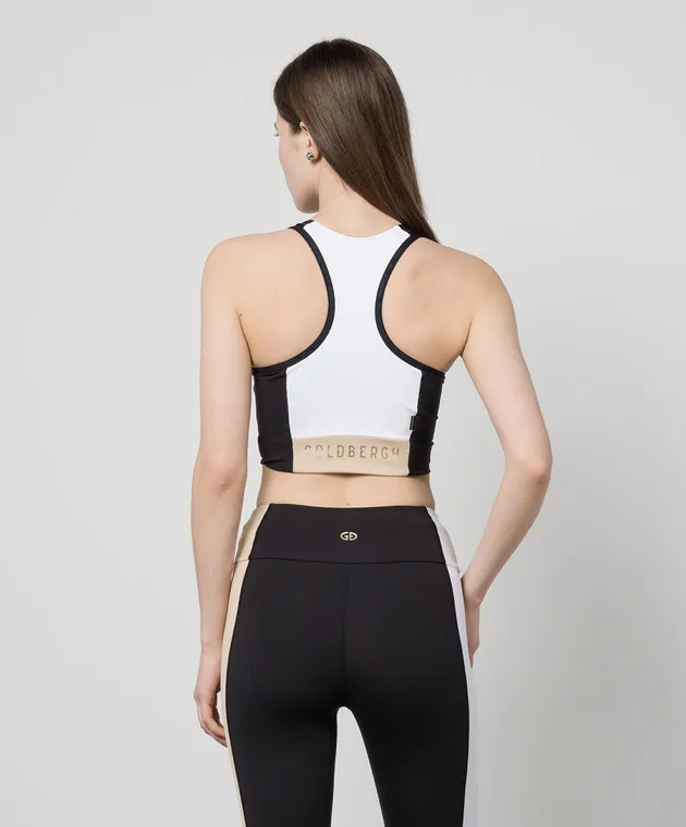 Goldbergh Facade black top with logo print