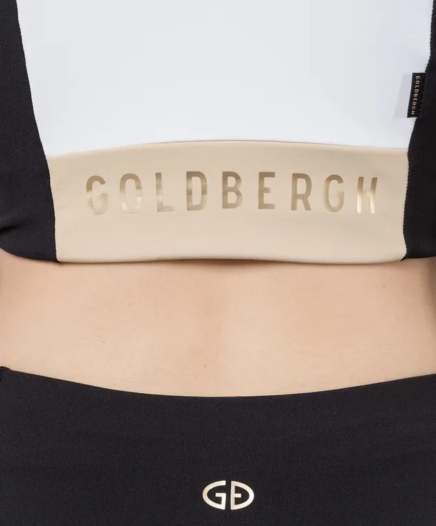 Goldbergh Facade black top with logo print