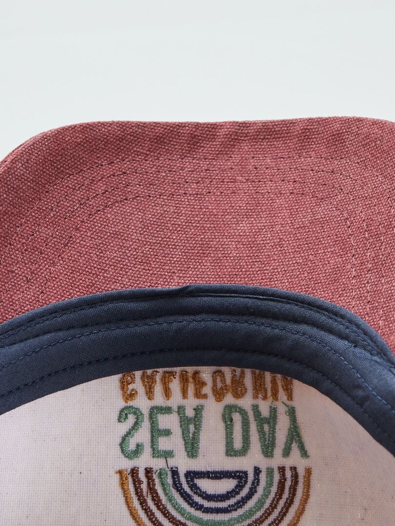 GORRA DE TELA  AZUL