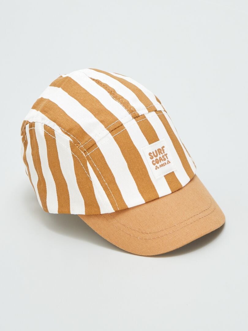 GORRA DE TELA  MARRON