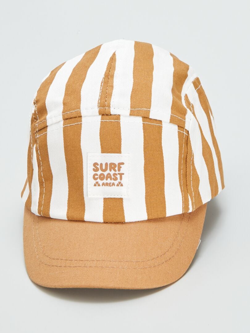 GORRA DE TELA  MARRON