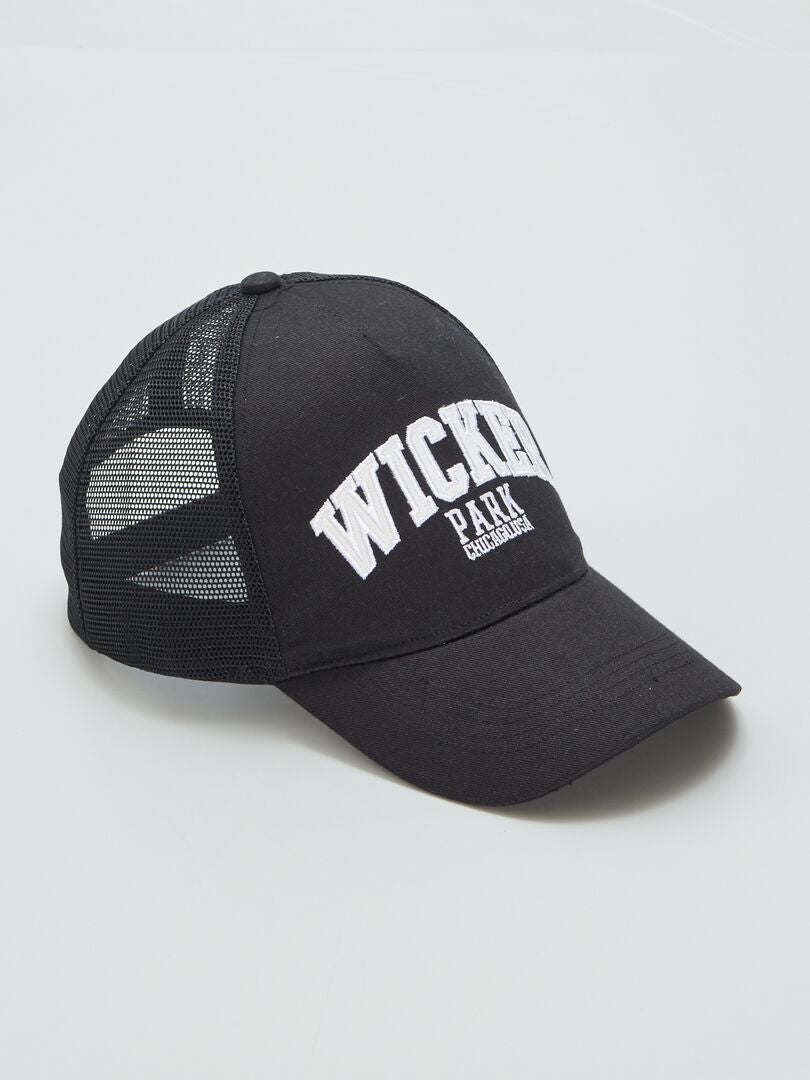 GORRA DE TELA  NEGRO