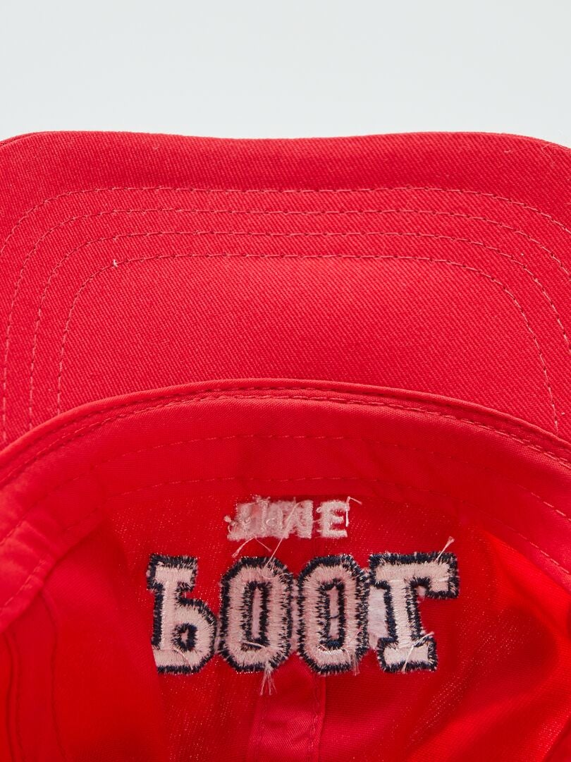 GORRA DE TELA 'POOL TIME'  ROJO